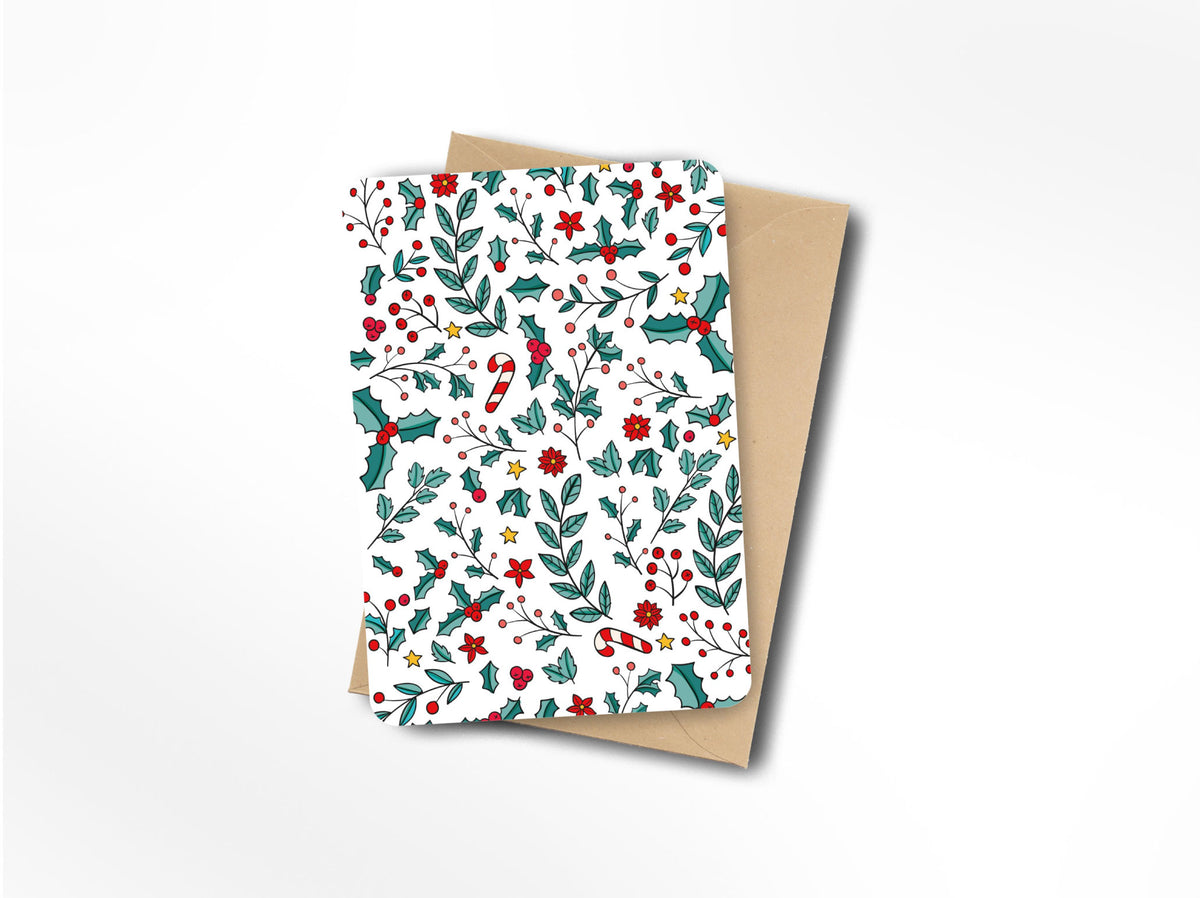 carte de noel avec enveloppe