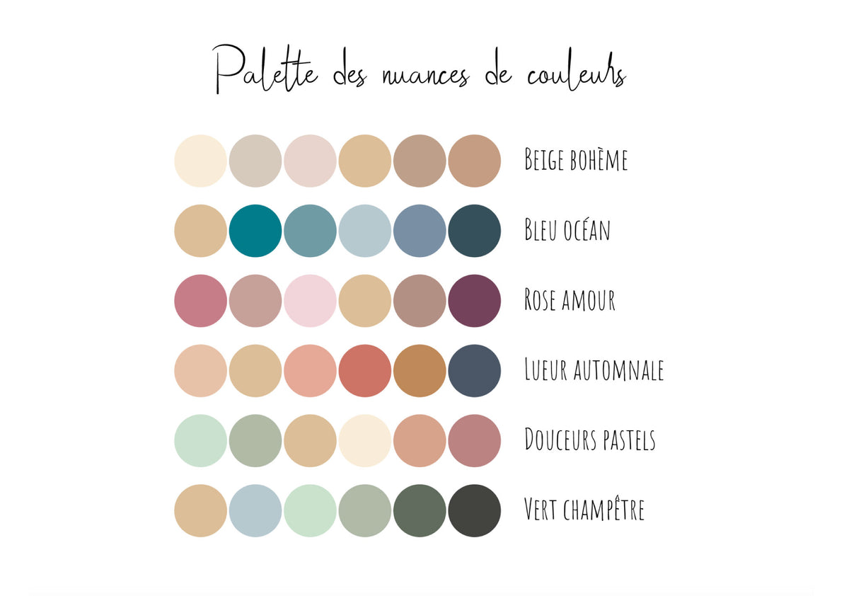 choix couleurs